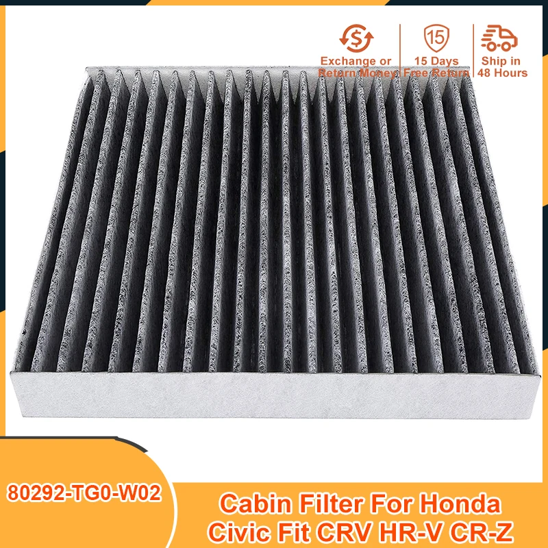 80292-TG0-W02 Car Cabin Air Filter For Honda Accord CRV Civic Fit City XRV HRV Jazz Crider Insight RDX Carbon Accessories
80292-TG0-W02 Car Cabin Air Filter For Honda Accord CRV Civic Fit City XRV HRV Jazz Crider Insight RDX Carbon Accessories