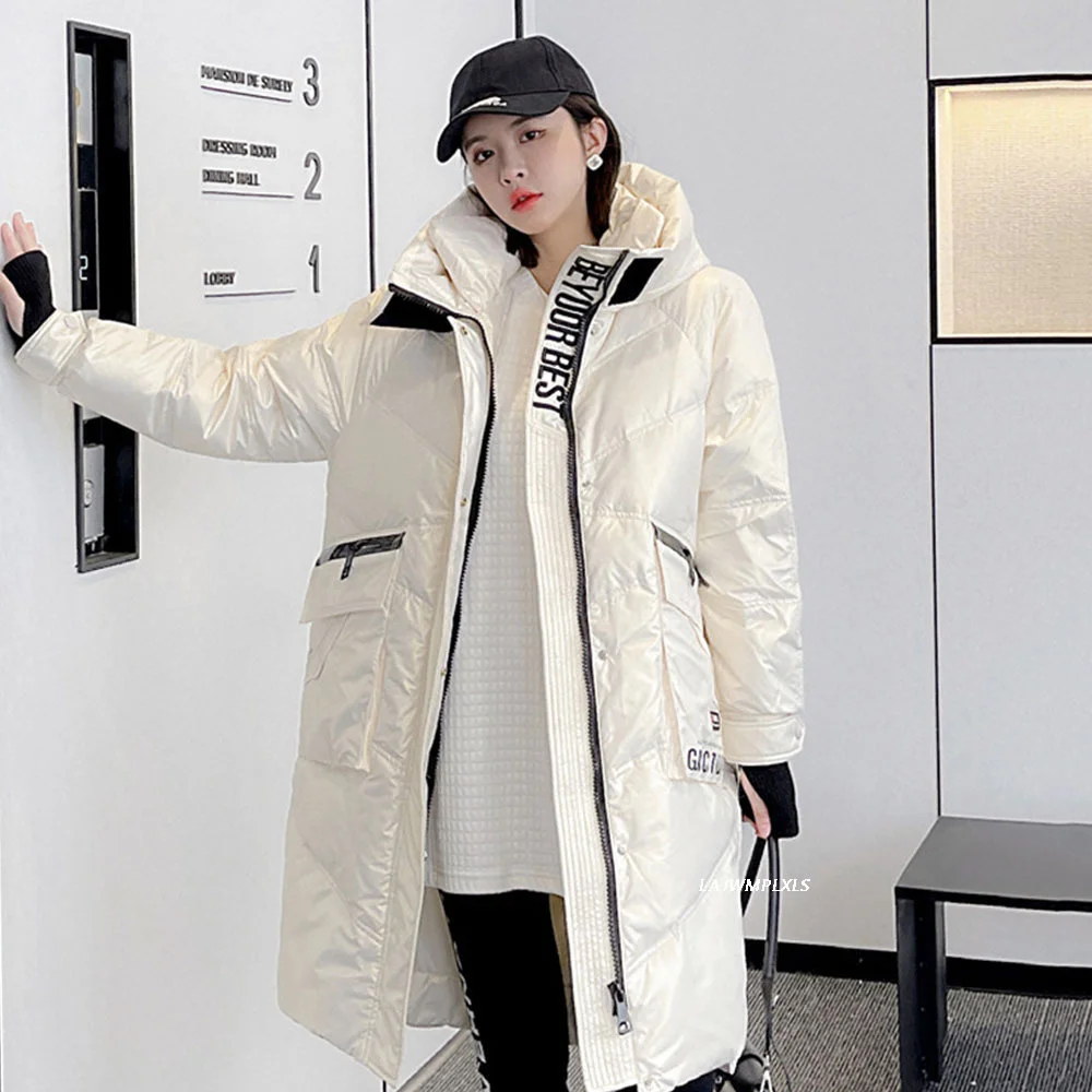 Quality High 2023 New Coat Fashion Medium Length Thick Winter White Duck Hooded Women Down Jacket
Quality High 2023 New Coat Fashion Medium Length Thick Winter White Duck Hooded Women Down Jacket