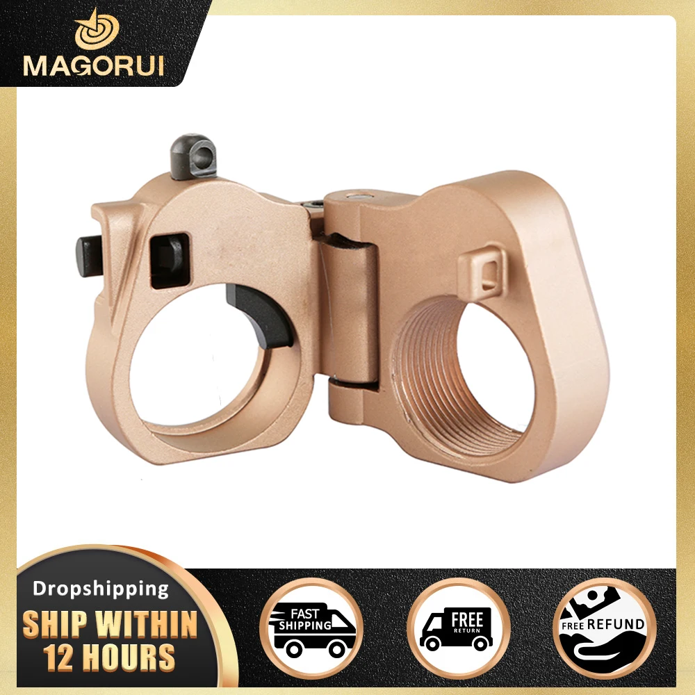 MAGORUI Tactical AR Folding Stock Adapter For SR25 Series GBB(AEG) Hunting Accessories Tactical Hunting For Airsoft
MAGORUI Tactical AR Folding Stock Adapter For SR25 Series GBB(AEG) Hunting Accessories Tactical Hunting For Airsoft