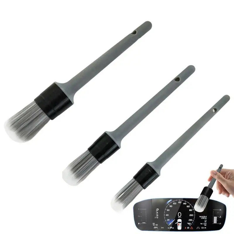 Detail Brushes Car Detailing 3pcs Ultra Soft Car Detail Brush Perfect For Washing Emblems Wheels Interior Upholstery Air Vents
Detail Brushes Car Detailing 3pcs Ultra Soft Car Detail Brush Perfect For Washing Emblems Wheels Interior Upholstery Air Vents