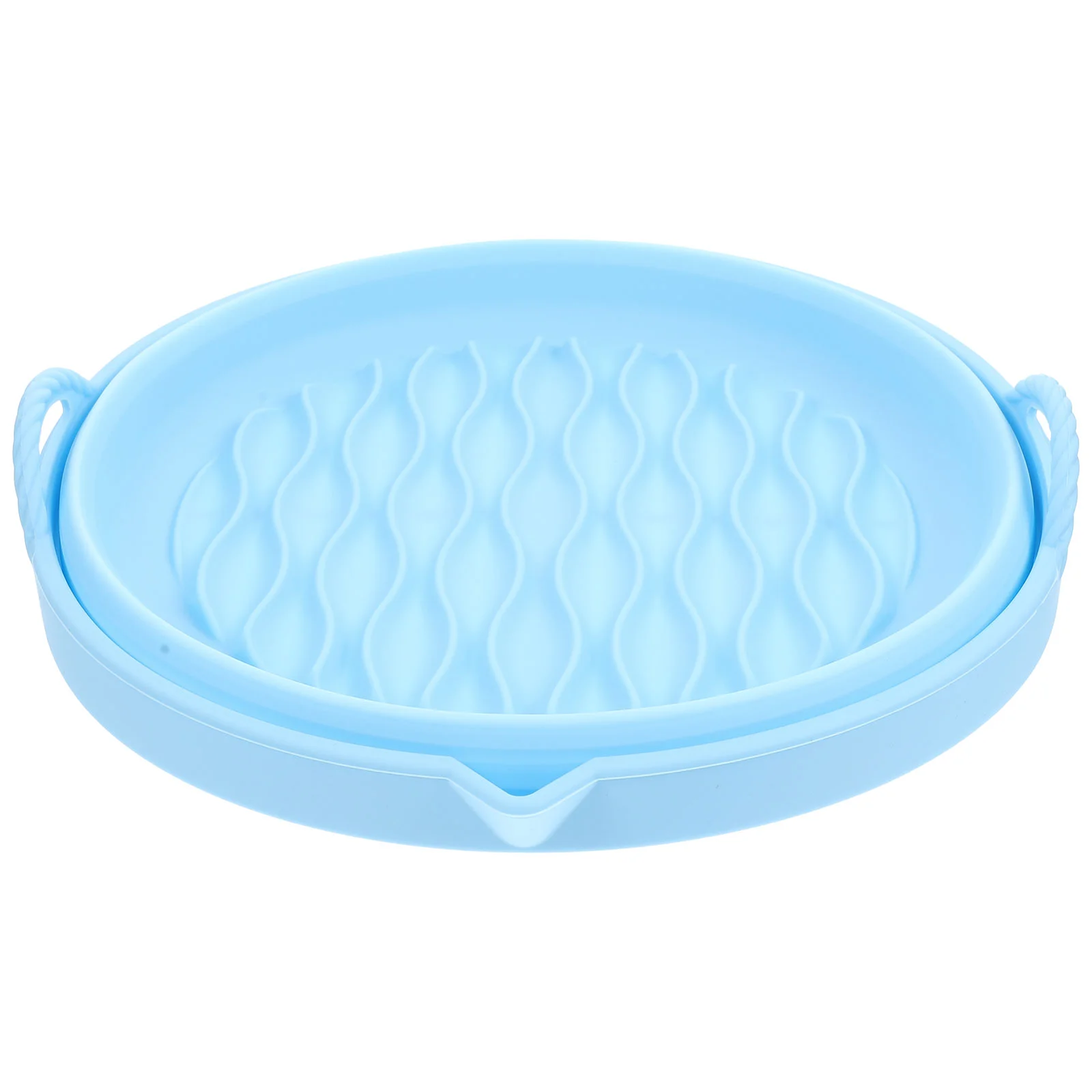 

Air Fryee Oven Circular Tray Wok Nonstick Silicone Cooker Pot Grilling Table Air Fryer Cake Pan Liner Air Fryer Pan