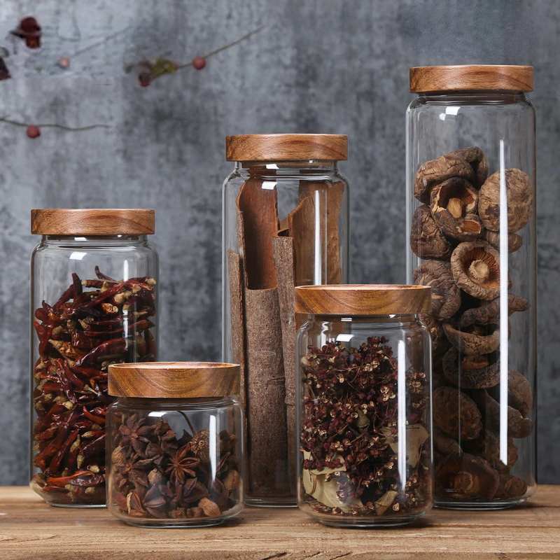 Lid Glass Airtight Canister Kitchen Storage Bottles Jar Sealed Food Container Tea Coffee Beans Grains Candy Jars Orgnizer
Lid Glass Airtight Canister Kitchen Storage Bottles Jar Sealed Food Container Tea Coffee Beans Grains Candy Jars Orgnizer