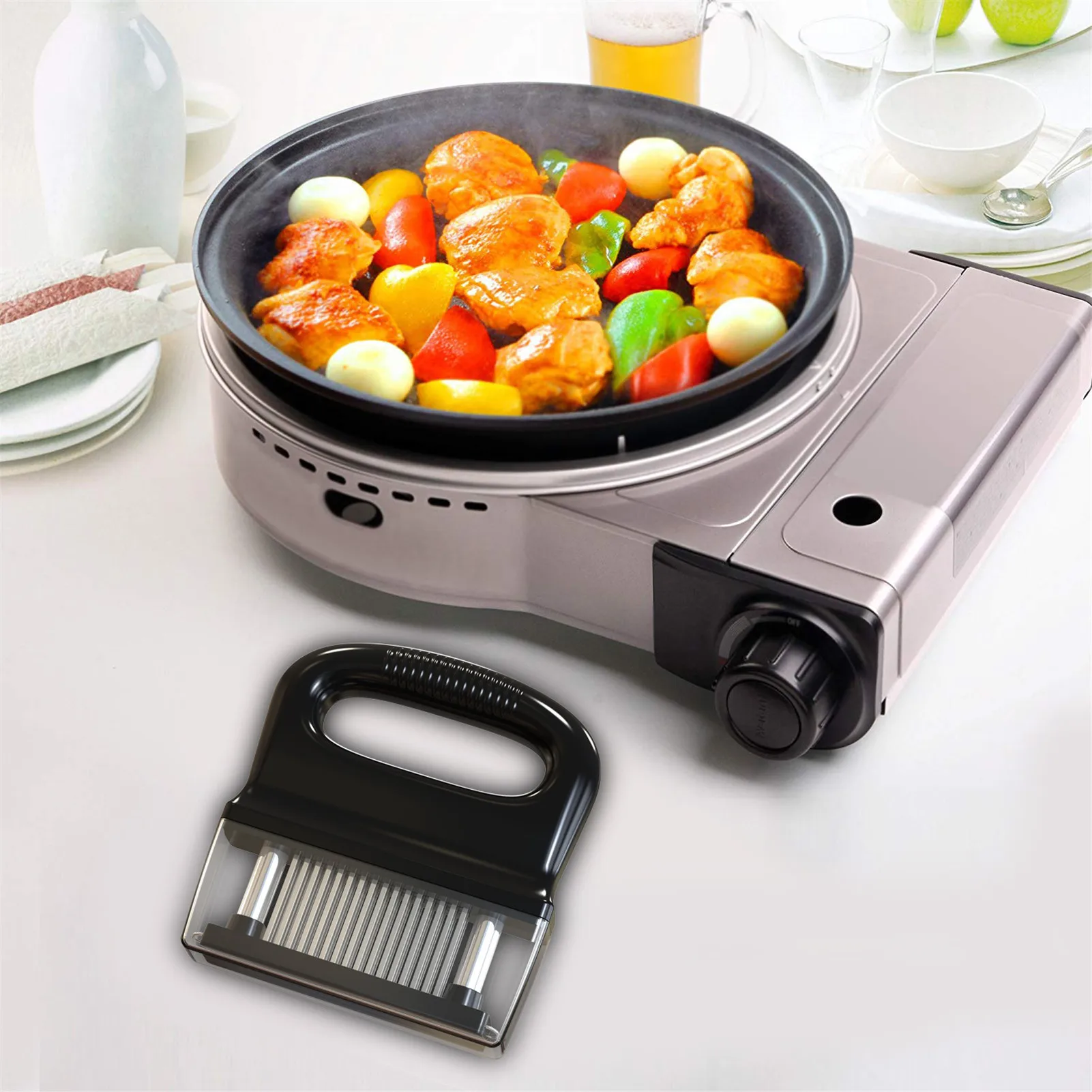 Meat Tenderizer 48-Blade Meat Tenderizer Stainless Steel Meat Tenderizer Tool Stainless Steel Upgrade Baking Kitchen Tool Easy
Meat Tenderizer 48-Blade Meat Tenderizer Stainless Steel Meat Tenderizer Tool Stainless Steel Upgrade Baking Kitchen Tool Easy