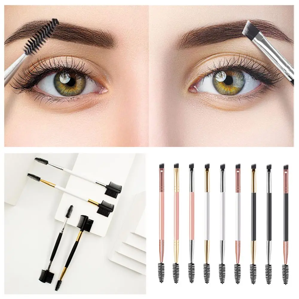 Professional Dual Purpose Portable Double Head Makeup Brush Eyebrow Comb Eyelash Curl Cosmetic Tools
Professional Dual Purpose Portable Double Head Makeup Brush Eyebrow Comb Eyelash Curl Cosmetic Tools