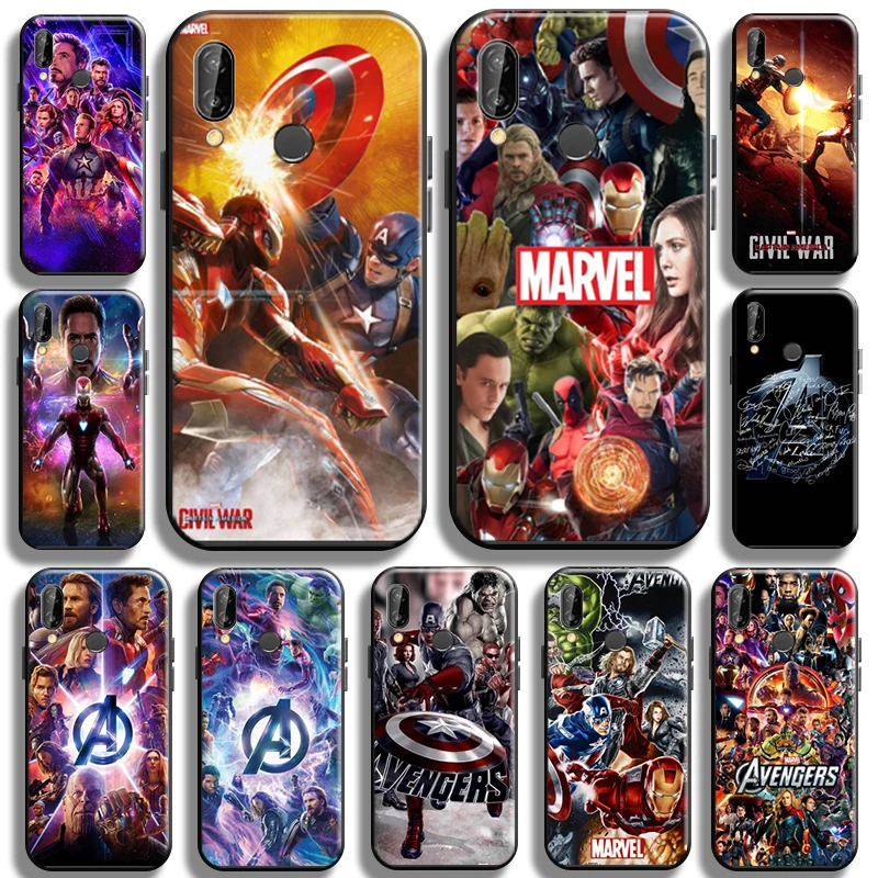 Marvel Avengers Cover Phone Case For Huawei P20 Pro P20 Lite Cases Coque Shockproof TPU Black Soft Back Carcasa Full Protection
Marvel Avengers Cover Phone Case For Huawei P20 Pro P20 Lite Cases Coque Shockproof TPU Black Soft Back Carcasa Full Protection