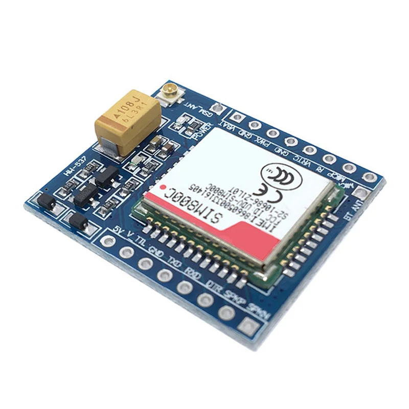SIM800C GSM GPRS Module 5V/3.3V TTL Development Board IPEX With Bluetooth And TTS For Arduino STM32 C51 for Arduino
SIM800C GSM GPRS Module 5V/3.3V TTL Development Board IPEX With Bluetooth And TTS For Arduino STM32 C51 for Arduino
