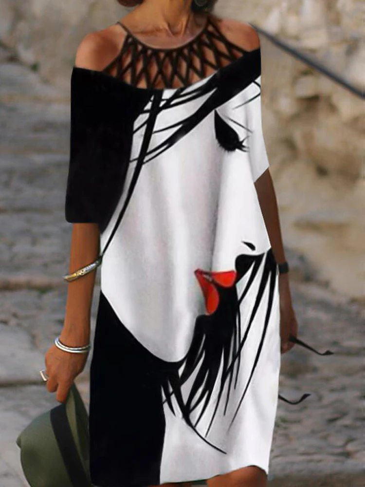 Vintage Pattern Loose Party Dress Elegant O-neck Hollow Mid Sleeve A-line Dress 2022 Spring Summer New Women Mini Dress Vestidos
Vintage Pattern Loose Party Dress Elegant O-neck Hollow Mid Sleeve A-line Dress 2022 Spring Summer New Women Mini Dress Vestidos