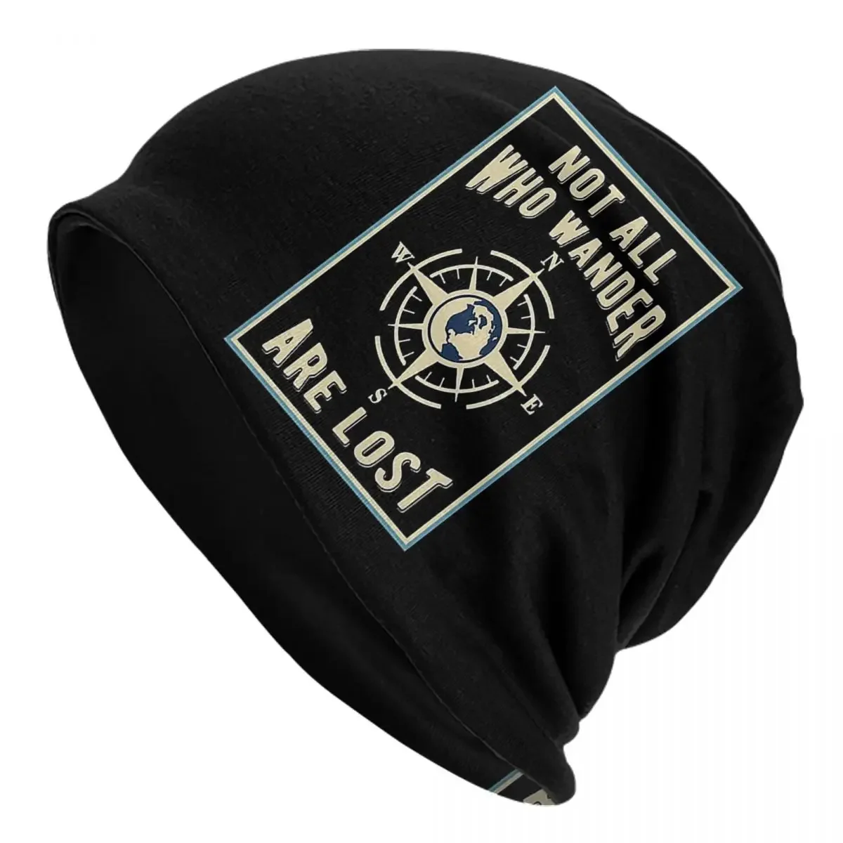 Compass Not All Who Wander Are Lost Warm Knitted Cap Fashion Bonnet Hat Autumn Winter Outdoor Beanies Hats for Men Women Adult
Compass Not All Who Wander Are Lost Warm Knitted Cap Fashion Bonnet Hat Autumn Winter Outdoor Beanies Hats for Men Women Adult