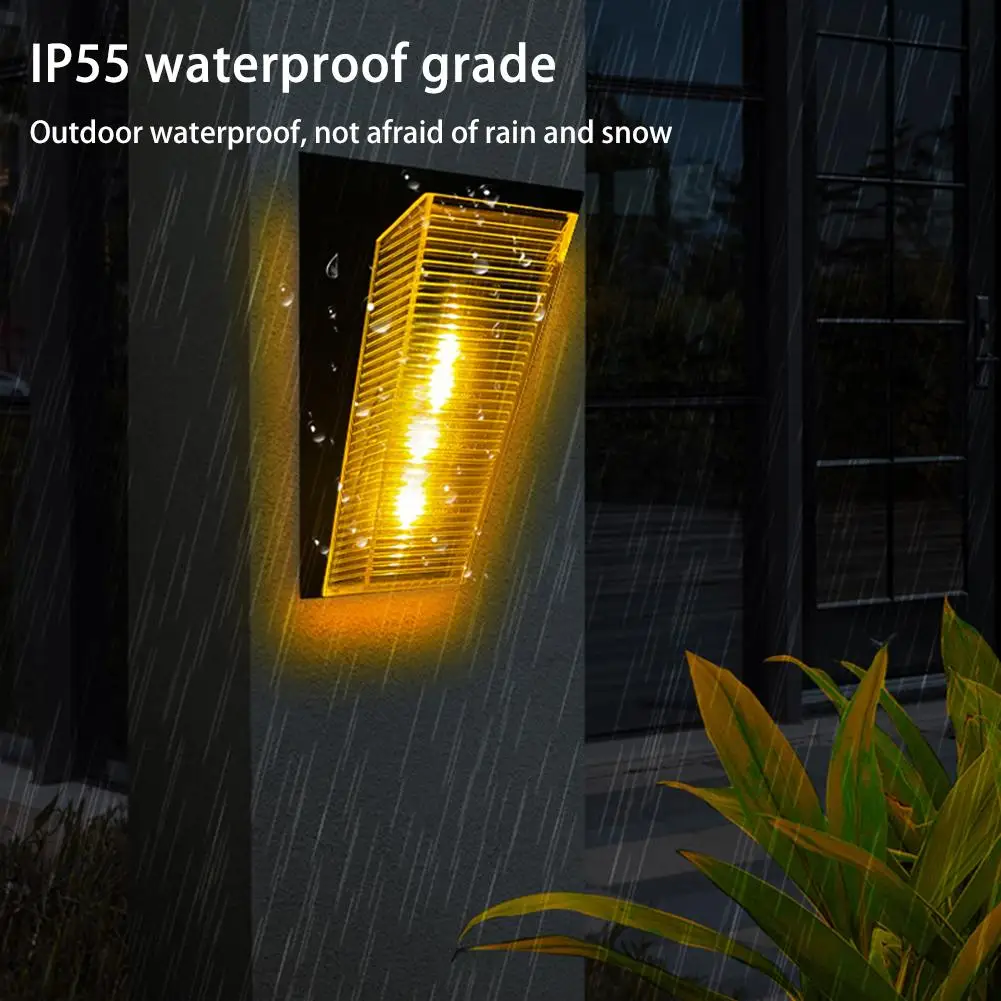 2pcs Led Solar Garden Lights Waterproof Energy Saving Wall Lamp For Walkway Fence Stairs Outdoor Solar Led Light
2pcs Led Solar Garden Lights Waterproof Energy Saving Wall Lamp For Walkway Fence Stairs Outdoor Solar Led Light