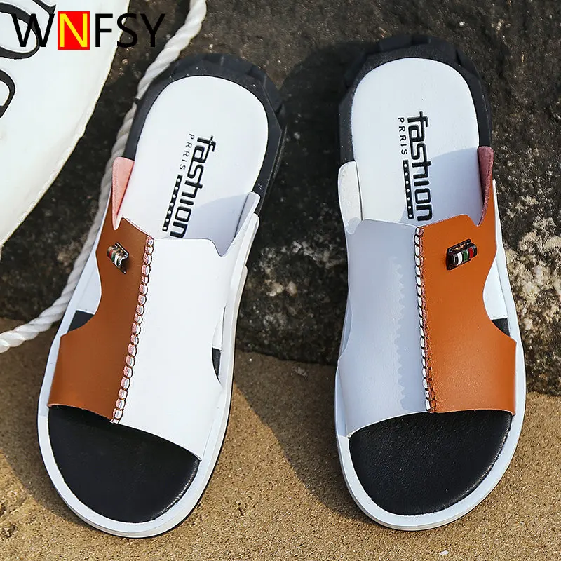 Men'S Summer Sandals Original Leather Comfortable Slip-On Casual Sandals Estables Men Sandals Sandalias Hombre Size 38-46
Men'S Summer Sandals Original Leather Comfortable Slip-On Casual Sandals Estables Men Sandals Sandalias Hombre Size 38-46