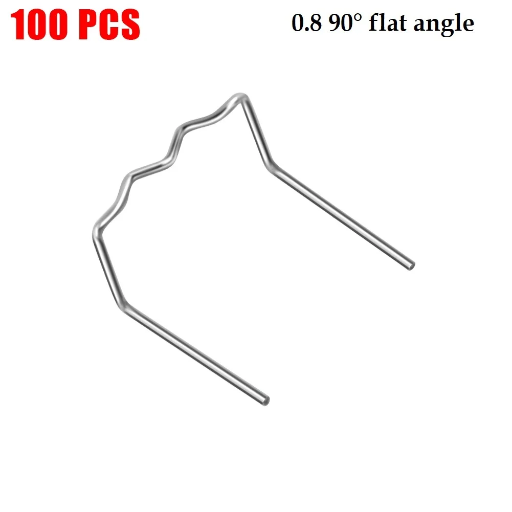 100PCS 0.6/0.8mm Hot Stapler Stainless Steel Welding Nail For Car Bumper Plastic Welder Repair Kit Soldering Tools
100PCS 0.6/0.8mm Hot Stapler Stainless Steel Welding Nail For Car Bumper Plastic Welder Repair Kit Soldering Tools