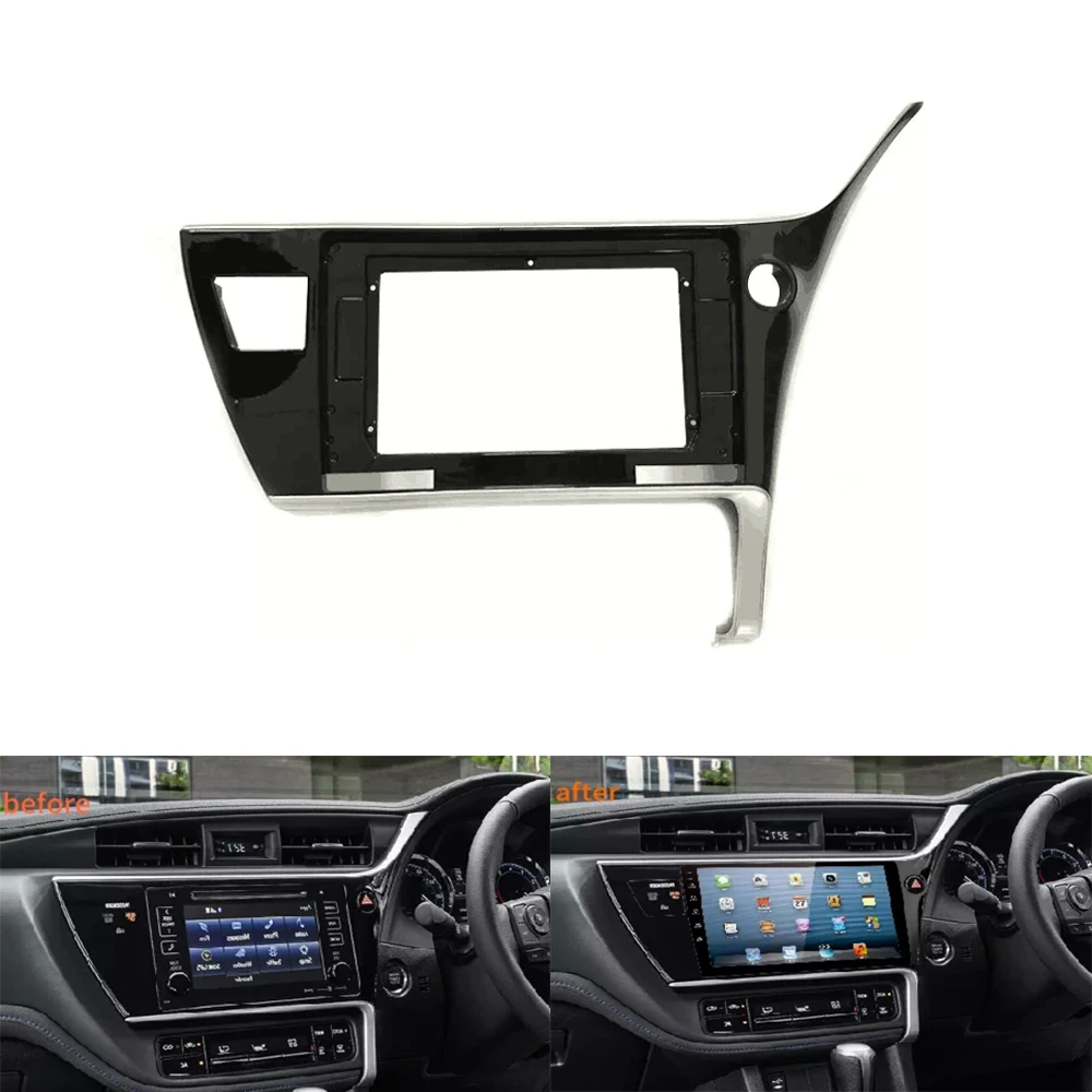 

10.1 Inch Car Radio Fascia Frame 2DIN Install Panel Dashboard For Toyota Corolla 2017 DVD Audio Fitting Adaptor Dash Trim Kit