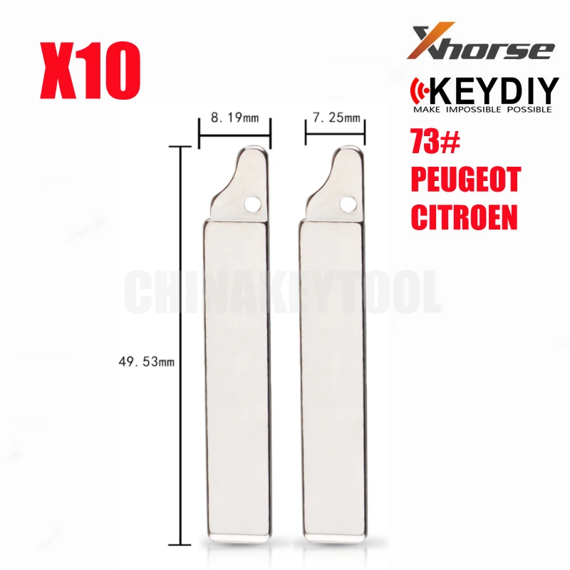 73# for Renault Citroen Peugeot Flip Folding Key Blank No.73 Modified Key Blade Replacement With Groove
73# for Renault Citroen Peugeot Flip Folding Key Blank No.73 Modified Key Blade Replacement With Groove