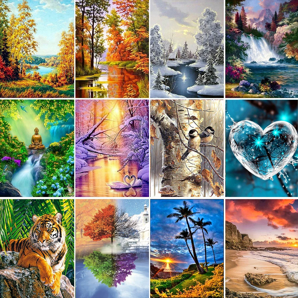 5D Diamond Painting Waterfall Full Diamond Embroidery For Home Decor DIY Gift Landscape Resin Rhinestone Mosaic Set
5D Diamond Painting Waterfall Full Diamond Embroidery For Home Decor DIY Gift Landscape Resin Rhinestone Mosaic Set