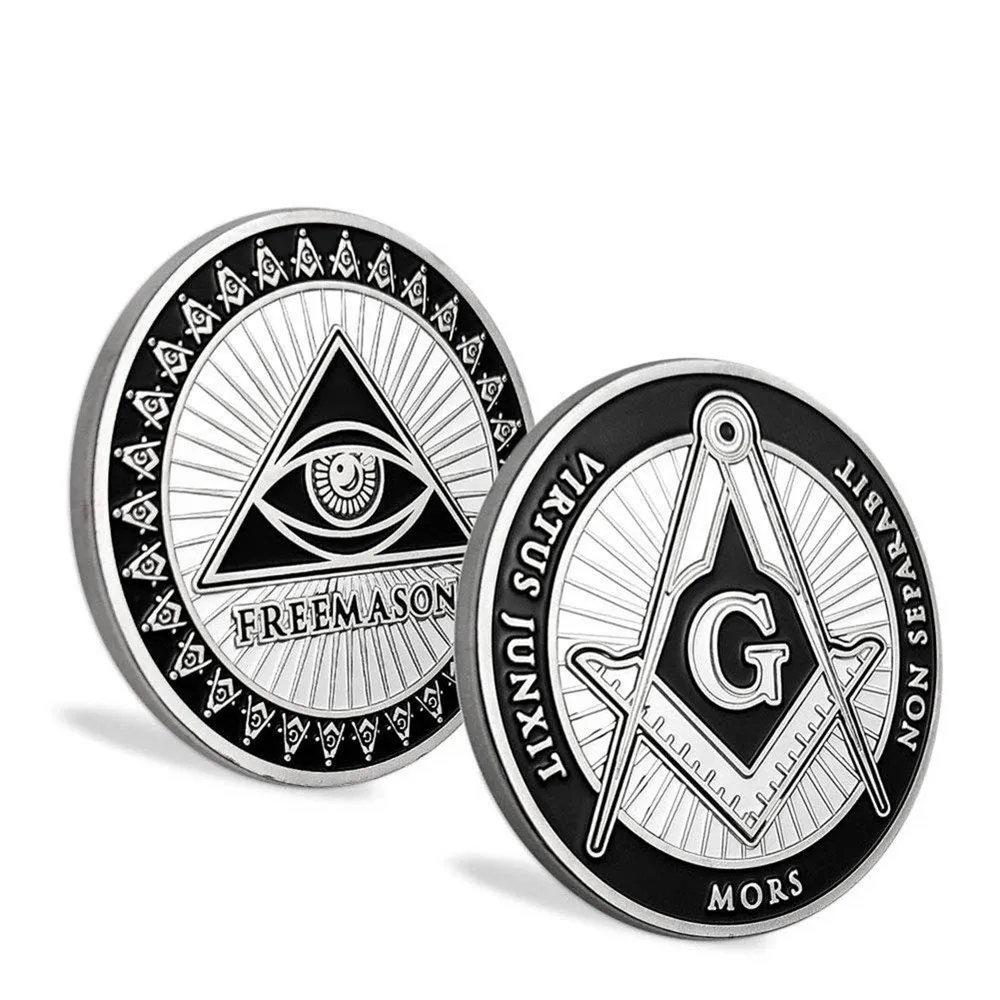 Freemason Masonic Brotherhood Challenge Coin Free and Accepted Masons Silver Plated 1oz Masonic Symbols Bullion&Coin Collections
Freemason Masonic Brotherhood Challenge Coin Free and Accepted Masons Silver Plated 1oz Masonic Symbols Bullion&Coin Collections