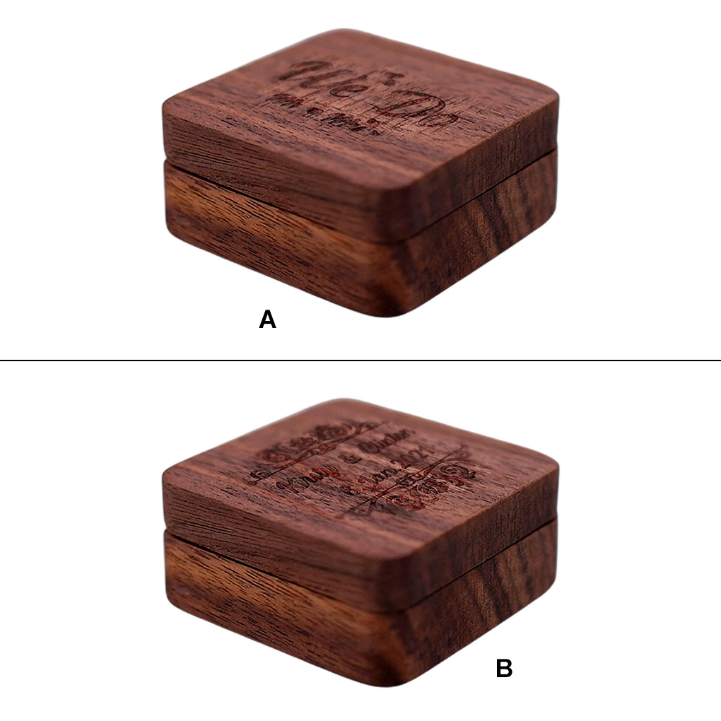 Mini Wood Ring Box Ceremony Case Bearer Holder Jewelry Container Reusable Organizer Pocket Travel Carrier Type 2
Mini Wood Ring Box Ceremony Case Bearer Holder Jewelry Container Reusable Organizer Pocket Travel Carrier Type 2