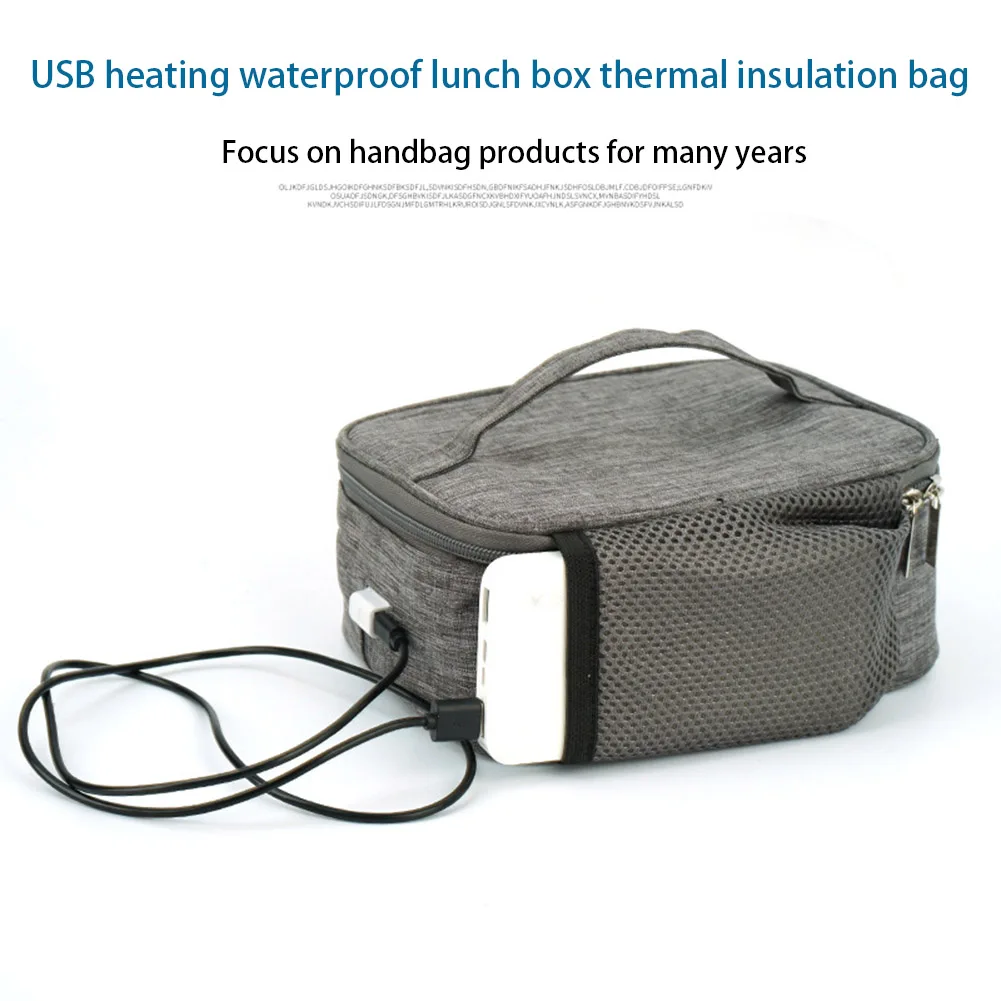 USB Heating Lunch Box Insulation Bag Outdoor Picnic Office Waterproof Oxford Electric Heated Portable Food Storage Lunch Bag
USB Heating Lunch Box Insulation Bag Outdoor Picnic Office Waterproof Oxford Electric Heated Portable Food Storage Lunch Bag