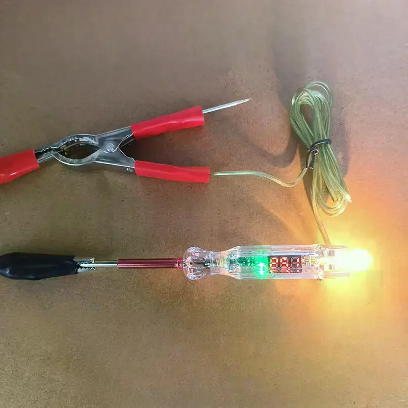 Новый Тестер Напряжения 6В-36В С Двухцветной LED-подсветкой
Новый Тестер Напряжения 6В-36В С Двухцветной LED-подсветкой