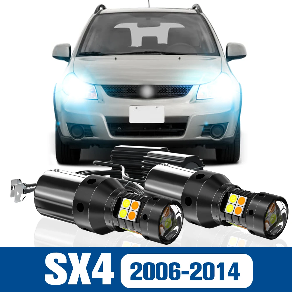 2pcs LED Dual Mode Turn Signal+Daytime Running Light DRL Accessories Canbus For Suzuki SX4 2006-2014 2007 2008 2009 2010 2011
2pcs LED Dual Mode Turn Signal+Daytime Running Light DRL Accessories Canbus For Suzuki SX4 2006-2014 2007 2008 2009 2010 2011