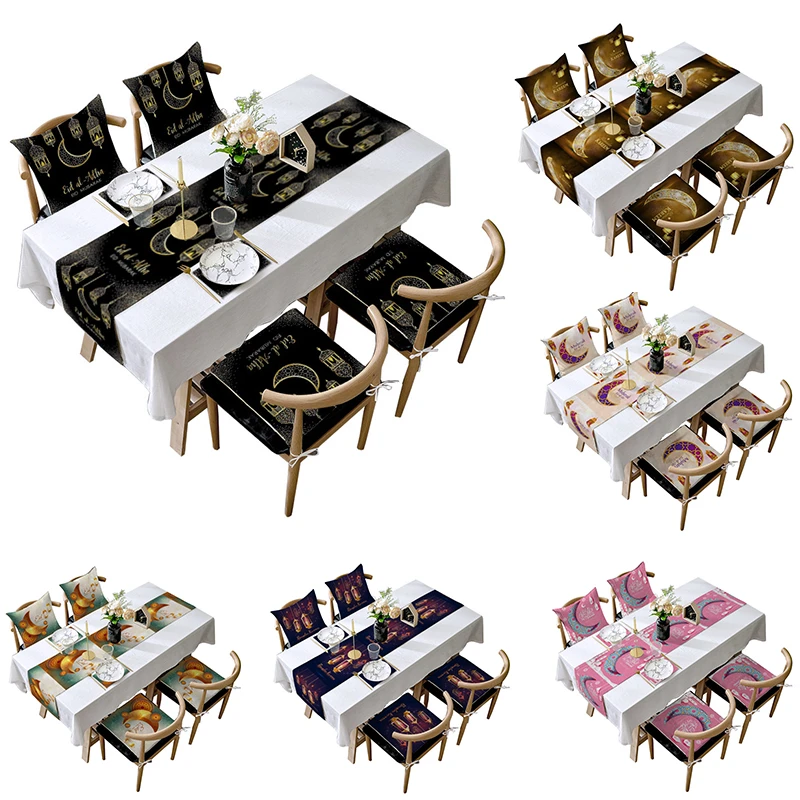 Table Runner Eid Mubarak Ramadan Decorations for Home Star Moon Table Runner Party Decor Dining Tablecloth Eid Al Adha Gift 2023
Table Runner Eid Mubarak Ramadan Decorations for Home Star Moon Table Runner Party Decor Dining Tablecloth Eid Al Adha Gift 2023