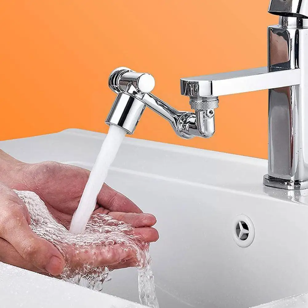 Universal 1080° Swivel Robotic Arm Aerator Foldable Kitchen Extension Faucet Rotatable Sink Multifunctional Extension Fauce I0V6
Universal 1080° Swivel Robotic Arm Aerator Foldable Kitchen Extension Faucet Rotatable Sink Multifunctional Extension Fauce I0V6
