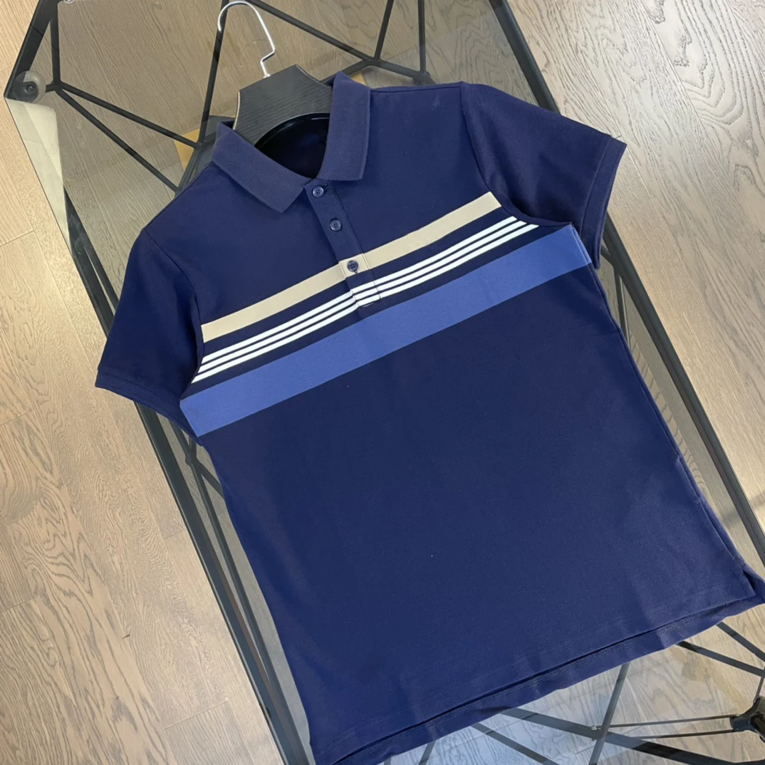 2022 Men's Polo-Shirt Summer New Business Casual Style Striped T-Shirt High Quality Cotton Breathable Lapel Short Sleeve
2022 Men's Polo-Shirt Summer New Business Casual Style Striped T-Shirt High Quality Cotton Breathable Lapel Short Sleeve