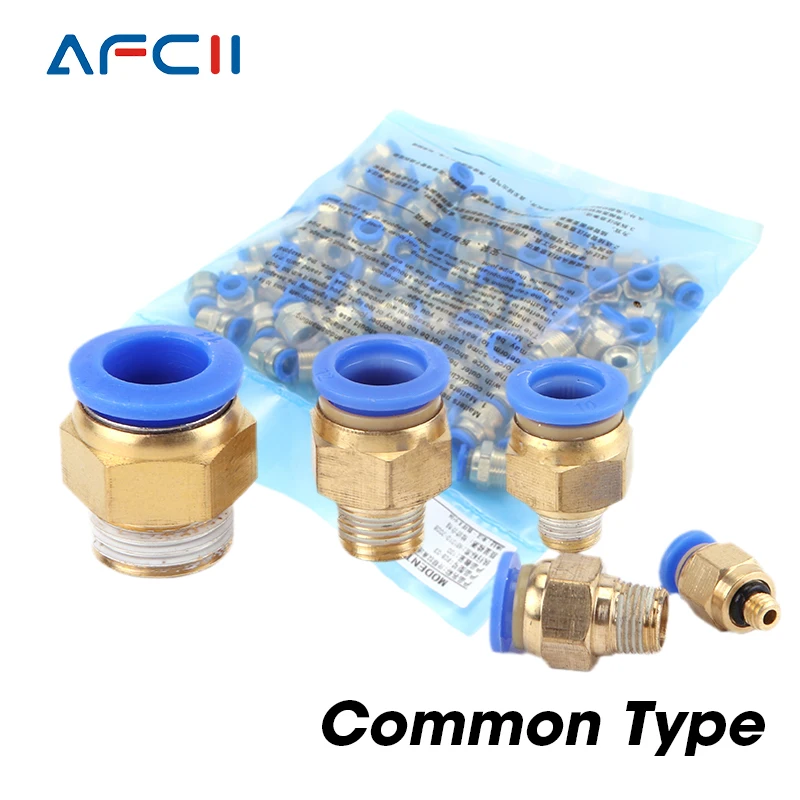 50 PCS Pneumatic Fittings PC Air Quick Connector 4mm 6mm 8mm 1/8'' 1/4'' 3/8'' 1/2'' Male Thread Quick Coupling Brass Fitting 
50 PCS Pneumatic Fittings PC Air Quick Connector 4mm 6mm 8mm 1/8'' 1/4'' 3/8'' 1/2'' Male Thread Quick Coupling Brass Fitting