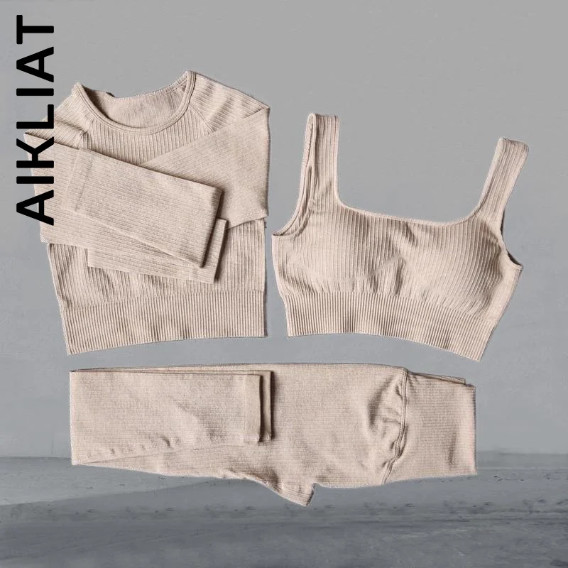 Aikliat Women Seamless Sporty Scrunch Yoga Set High Waist Sportswear Tights Women Sportwear Fitness Yoga Kit Female Yoga Suit
Aikliat Women Seamless Sporty Scrunch Yoga Set High Waist Sportswear Tights Women Sportwear Fitness Yoga Kit Female Yoga Suit