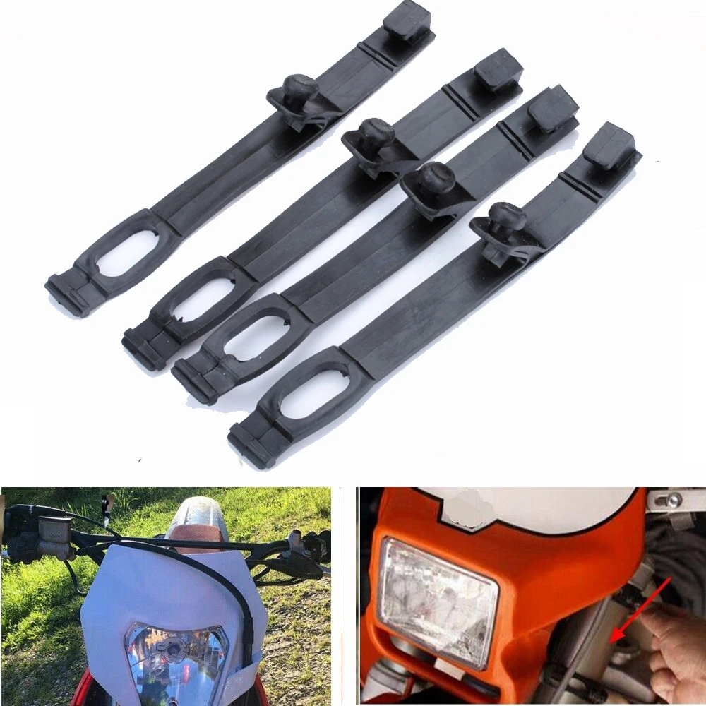 4pcs Motorcycle Headlight Fairing Rubber Straps Dirt Bike Headlamp Fix Brackets Strap For Mountain Mud Bike Inverted Shock
4pcs Motorcycle Headlight Fairing Rubber Straps Dirt Bike Headlamp Fix Brackets Strap For Mountain Mud Bike Inverted Shock
