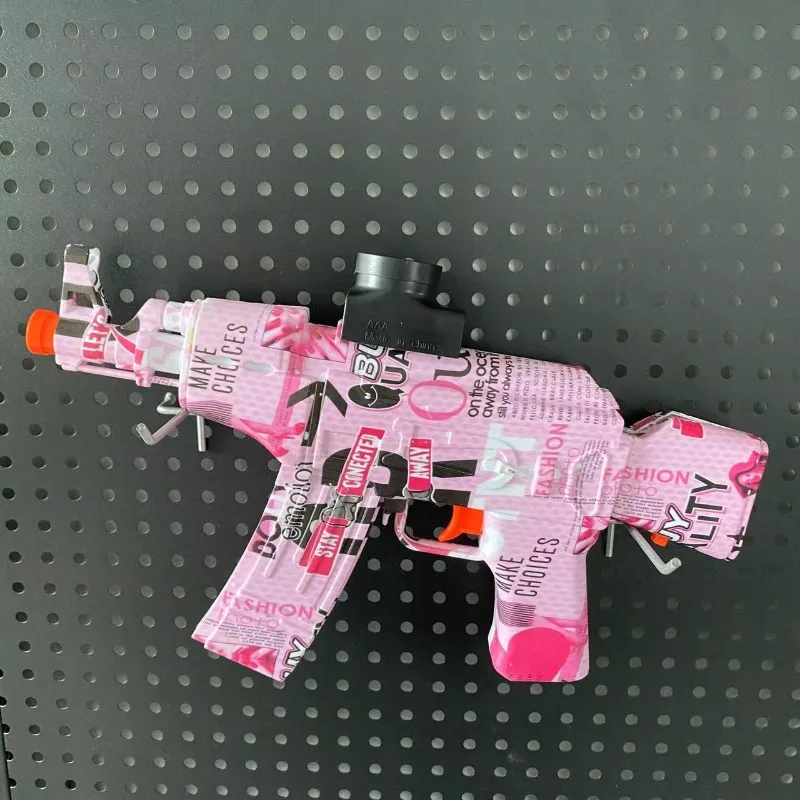 

AK-47 Электрический пистолет-бластер, игрушечный пистолет для игр на открытом воздухе, стреляющее оружие CS файтинг для детей и взрослых с очками