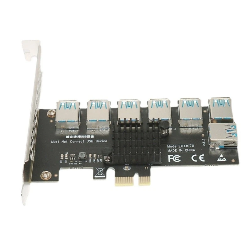 7 Port USB 3.0 PCI Express Expansion Adapter Card PCIE USB3.0 HUB Controller Cards for Vedio Card PCI E Extender
7 Port USB 3.0 PCI Express Expansion Adapter Card PCIE USB3.0 HUB Controller Cards for Vedio Card PCI E Extender