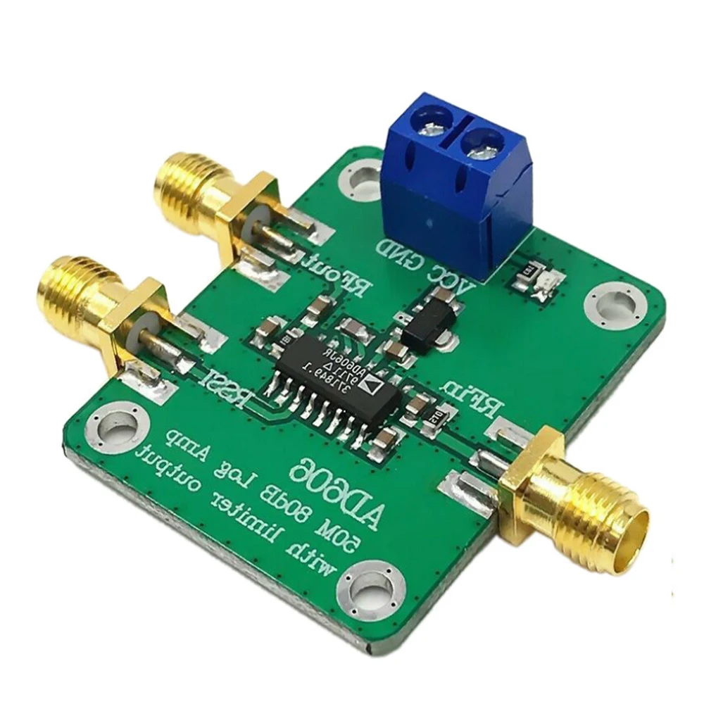 50MHz 80dB Demodulating Logarithmic Amplifier Log Amplifier with Limiter Output AD606 Module
50MHz 80dB Demodulating Logarithmic Amplifier Log Amplifier with Limiter Output AD606 Module