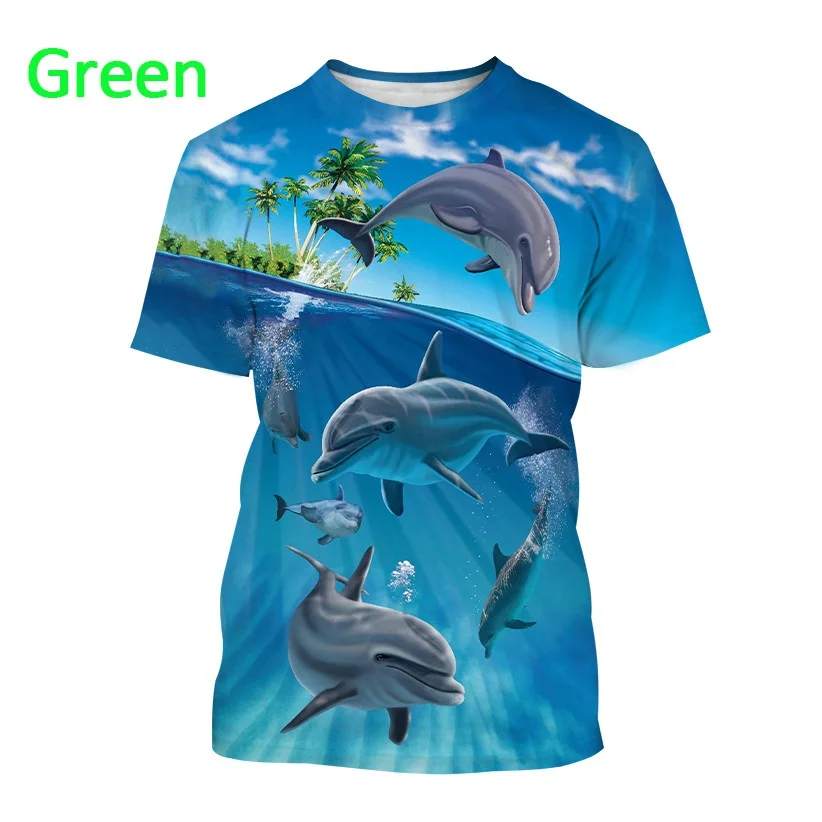 Summer New Animal Funny Dolphin 3D Printing Men's Short-sleeved T-shirt Personality Hip-hop Cartoon Dolphin
Summer New Animal Funny Dolphin 3D Printing Men's Short-sleeved T-shirt Personality Hip-hop Cartoon Dolphin