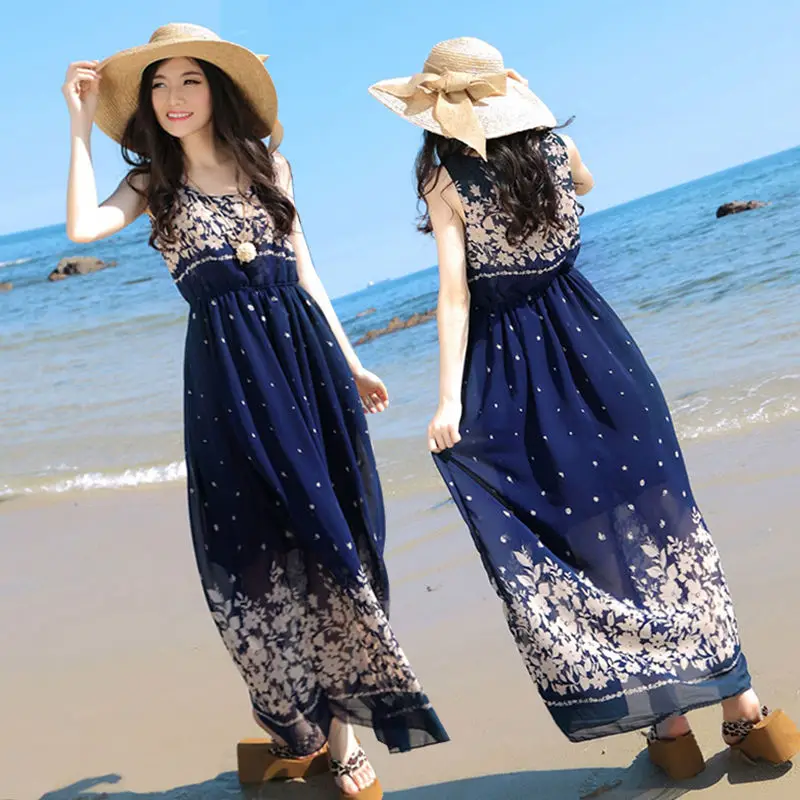 2022 Women Floral Dress Strap Long Summer Casual Holiday Midi Dresses Female Beach Vacation Boho Chic Dress Elegant Robe
2022 Women Floral Dress Strap Long Summer Casual Holiday Midi Dresses Female Beach Vacation Boho Chic Dress Elegant Robe