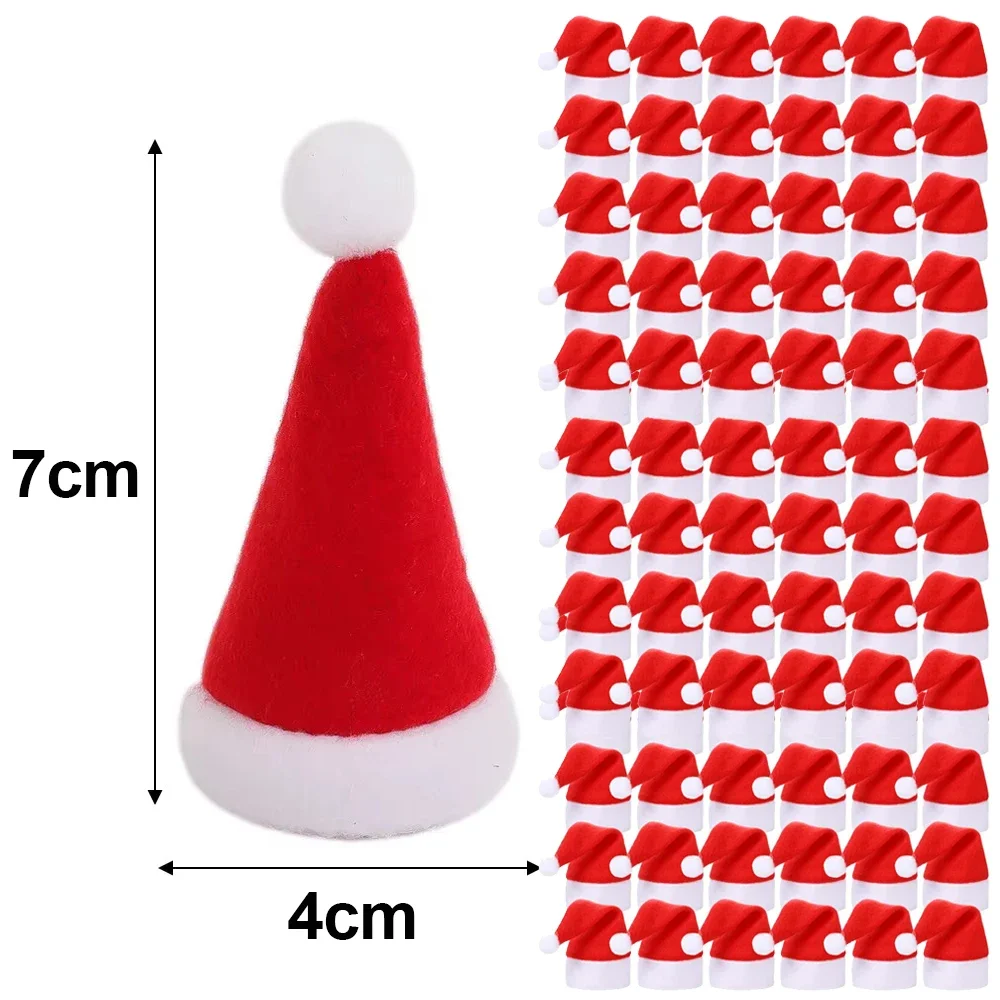 Красные бархатные мини-шапки Санта Клауса
Красные бархатные мини-шапки Санта Клауса