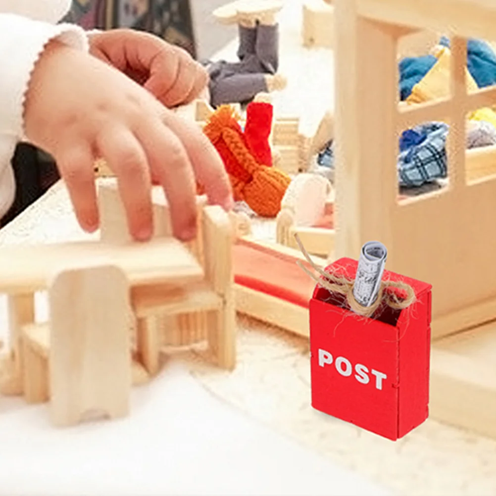 Mini Mailbox Tiny House Decor Miniature Toys Small Newspaper Wooden Figurine
Mini Mailbox Tiny House Decor Miniature Toys Small Newspaper Wooden Figurine