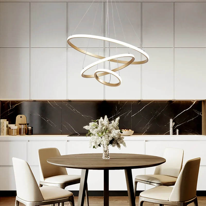 Люстра в скандинавском стиле Роскошная лампа для столовой бара гостиной спальни