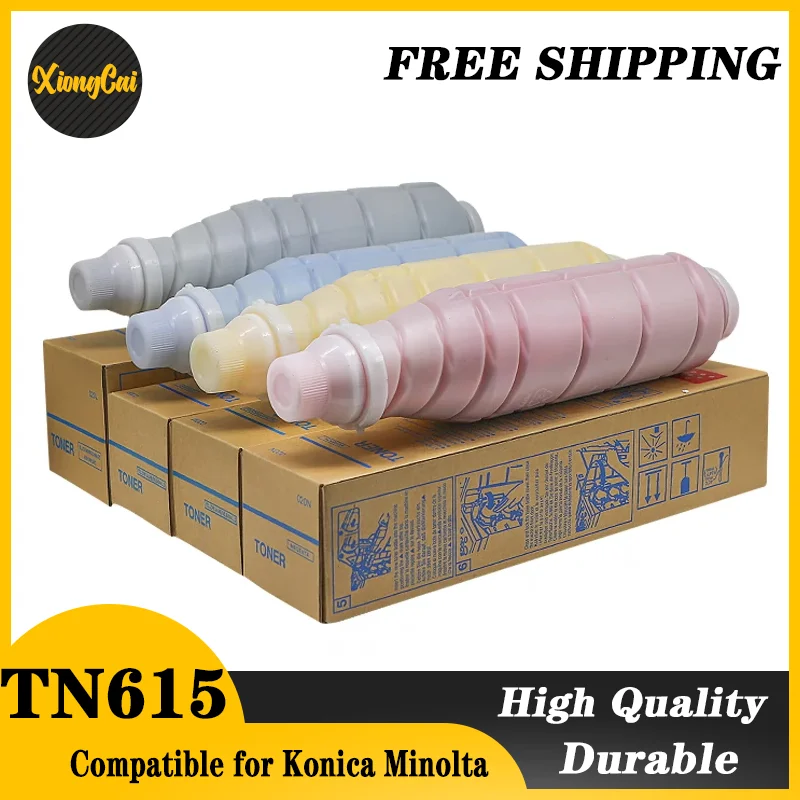 

CMYK TN615 Toner Cartridge for Konica Minolta Bizhub Pro C 8000 6000 6500 6501 7000 C8000 C6000 C6500 C6501 C7000 TN-615 TN615C