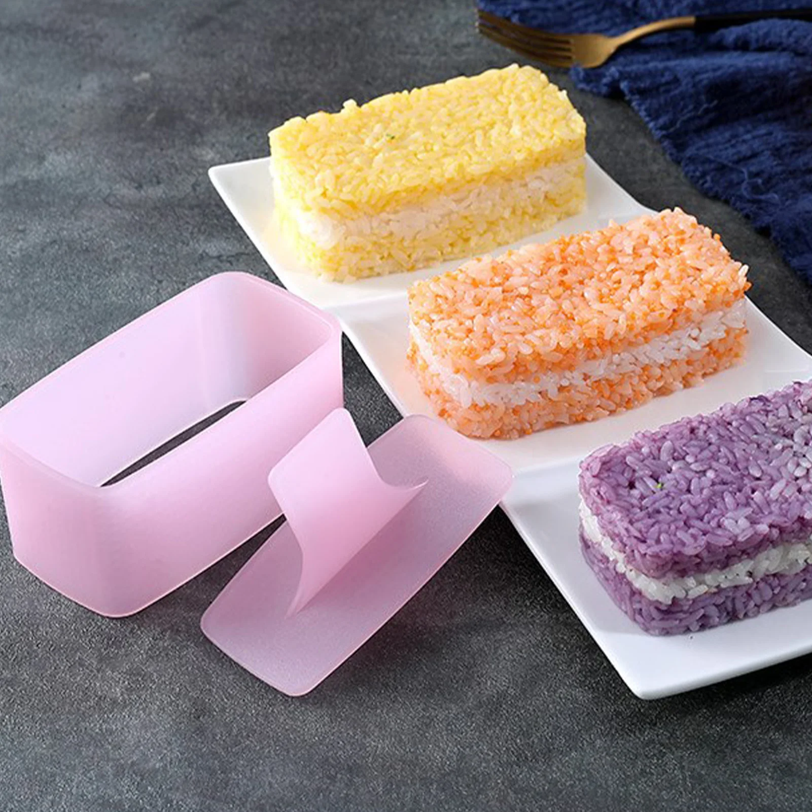 3Pack Onigiri Mold Triangle Rice Ball Mold Makers Musubi Press Mould Sushi Mould Making Kit For Kids Lunch Bento DIY Tool
3Pack Onigiri Mold Triangle Rice Ball Mold Makers Musubi Press Mould Sushi Mould Making Kit For Kids Lunch Bento DIY Tool