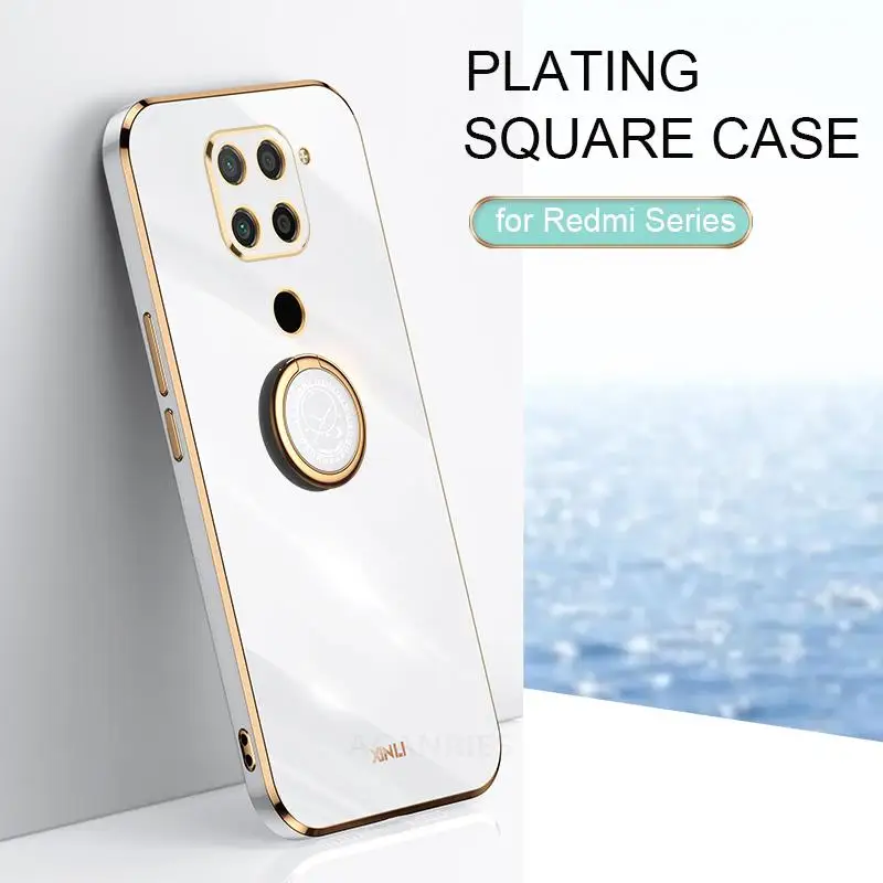 Plating Square Case On For Xiaomi Redmi Note 9 S T Note9 Pro 9pro 9T 2022 New Luxury Ring Holder Soft Silicone Stand Cover Funda
Plating Square Case On For Xiaomi Redmi Note 9 S T Note9 Pro 9pro 9T 2022 New Luxury Ring Holder Soft Silicone Stand Cover Funda