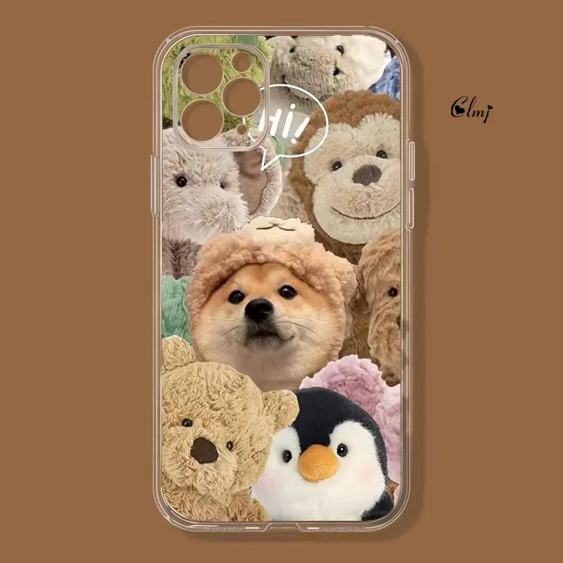 Clmj Cute Bear Dog Phone Case For Samsung Galaxy A13 A54 S23 S22 Ultra A52 For iPhone 13 11 12 14 Pro Silicone Protective Cover
Clmj Cute Bear Dog Phone Case For Samsung Galaxy A13 A54 S23 S22 Ultra A52 For iPhone 13 11 12 14 Pro Silicone Protective Cover