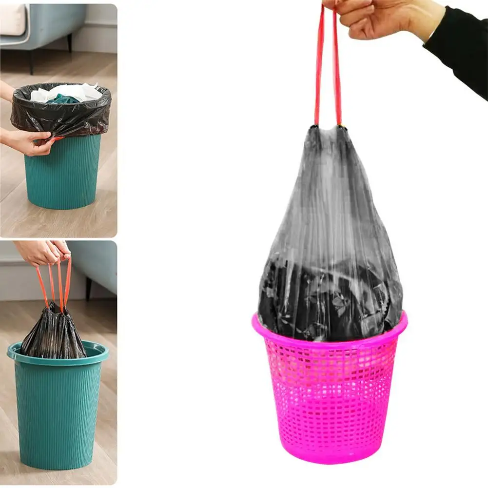 1 Roll Trash Bags Thicken Drawstring Garbage Bags Household Disposable Trash Pouch Kitchen Cleaning Waste Bag Waterproof Storage
1 Roll Trash Bags Thicken Drawstring Garbage Bags Household Disposable Trash Pouch Kitchen Cleaning Waste Bag Waterproof Storage