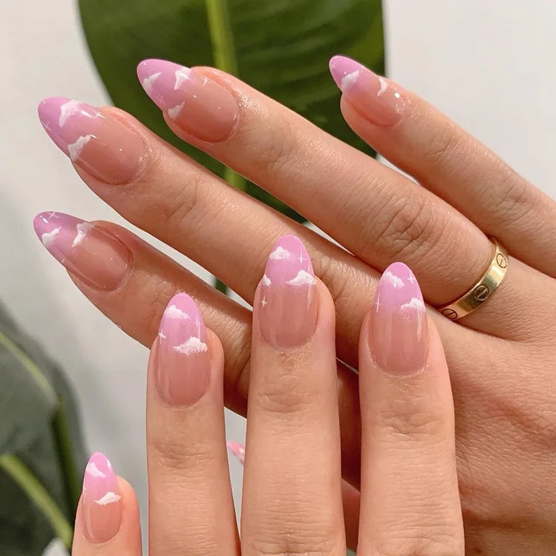 24Pcs/Box Clouds Fake Nails Press On Nails Heart False Nails Free Shipping Nail Tips Sticker Nails Set Press On Nail Art
24Pcs/Box Clouds Fake Nails Press On Nails Heart False Nails Free Shipping Nail Tips Sticker Nails Set Press On Nail Art