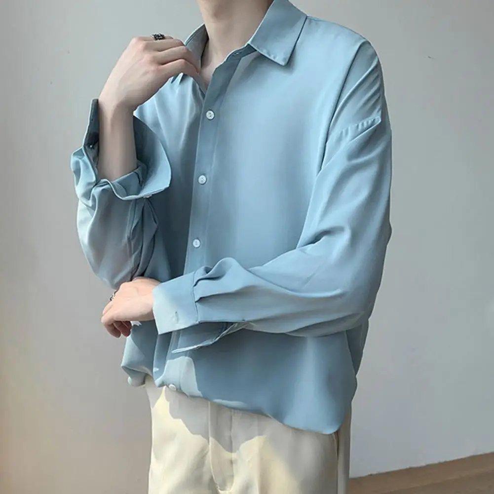 Men Fall Tops Long Sleeves Streetwear Thermal Formal Gentle Men Autumn Tops Autumn Shirt for Daily Wear
Men Fall Tops Long Sleeves Streetwear Thermal Formal Gentle Men Autumn Tops Autumn Shirt for Daily Wear