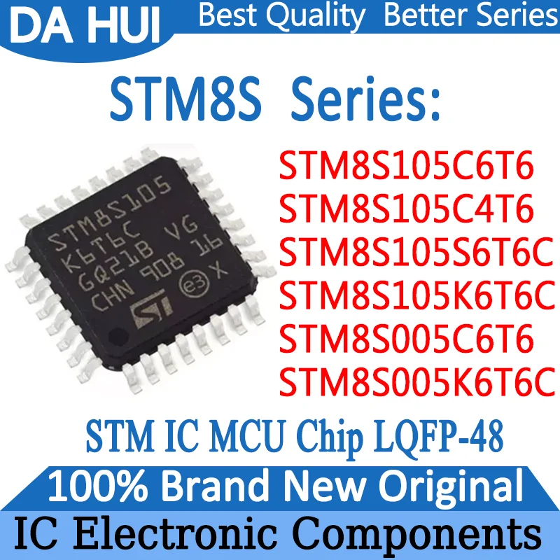 100% New STM8S105C6T6 STM8S105C4T6 STM8S105S6T6C STM8S105K6T6C STM8S005C6T6 STM8S005K6T6C STM8S105 STM8S STM105 STM IC MCU Chip
100% New STM8S105C6T6 STM8S105C4T6 STM8S105S6T6C STM8S105K6T6C STM8S005C6T6 STM8S005K6T6C STM8S105 STM8S STM105 STM IC MCU Chip