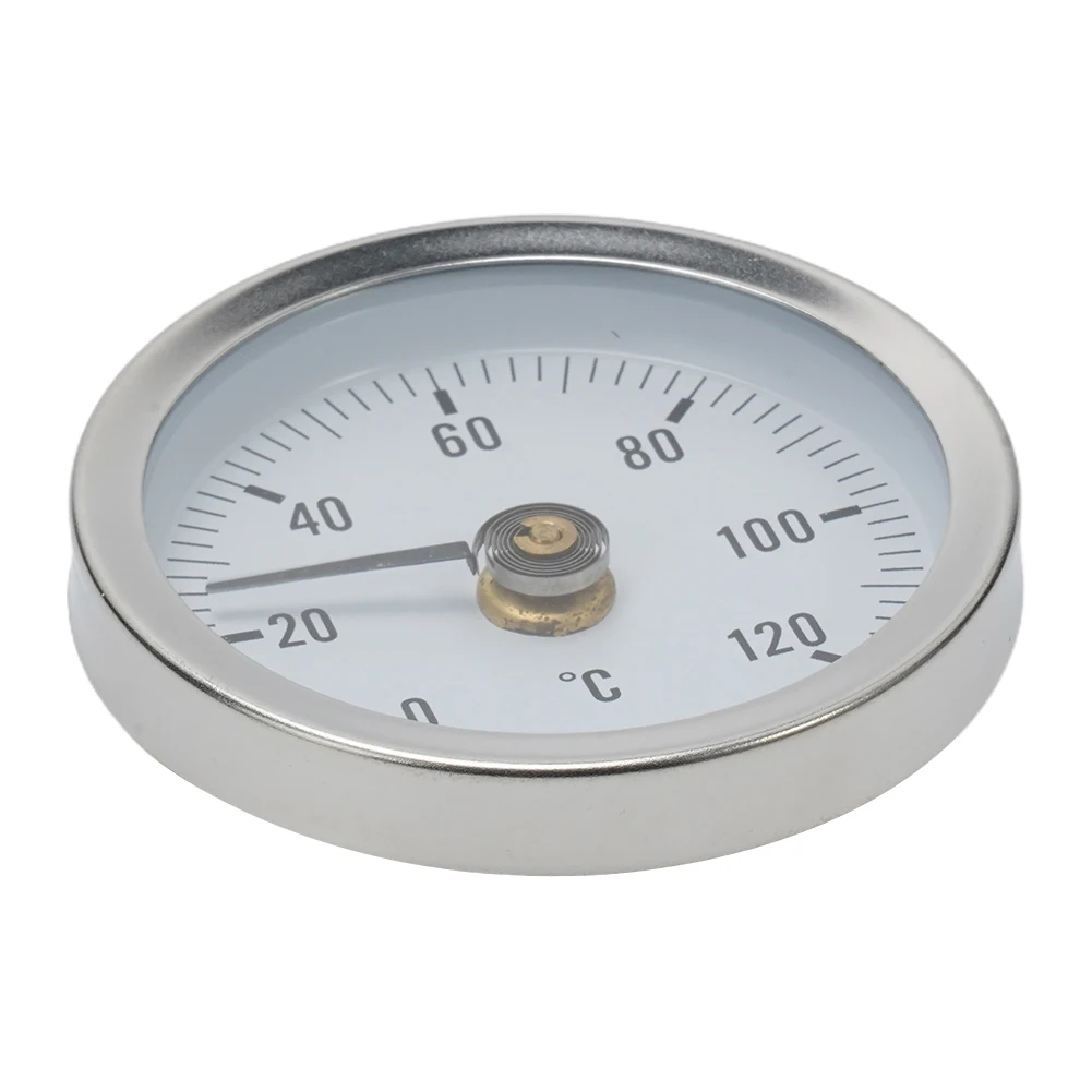 0-120℃ Stainless Steel Clamp-on Tube Thermometer On Tube Heating Spring 63mm Industrial Pipeline Thermometer Oven Thermometer
0-120℃ Stainless Steel Clamp-on Tube Thermometer On Tube Heating Spring 63mm Industrial Pipeline Thermometer Oven Thermometer