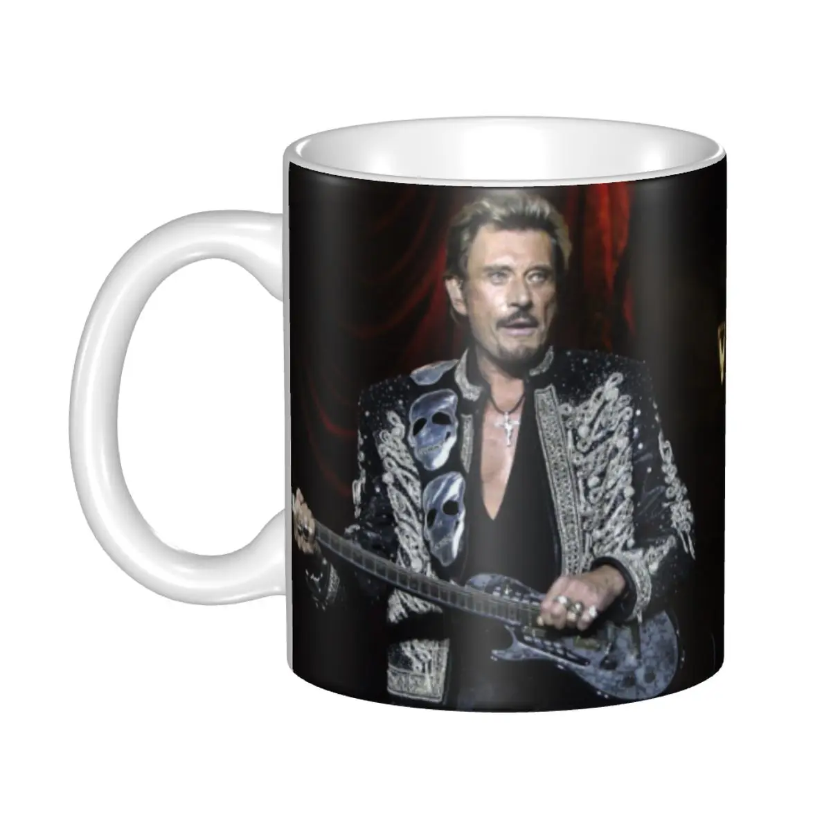 DIY Johnny Hallyday Ceramic Mugs Personalized French Rock Singer Coffee Cup Creative Present Men Women Tea Mug
DIY Johnny Hallyday Ceramic Mugs Personalized French Rock Singer Coffee Cup Creative Present Men Women Tea Mug