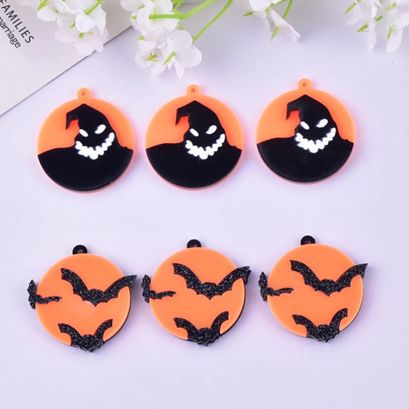 10pcs Y2k Fashion Halloween Bat Evil Acrylic Charms for Jewelry DIY Pendant Earrings Necklace Bracelet Accessories
10pcs Y2k Fashion Halloween Bat Evil Acrylic Charms for Jewelry DIY Pendant Earrings Necklace Bracelet Accessories