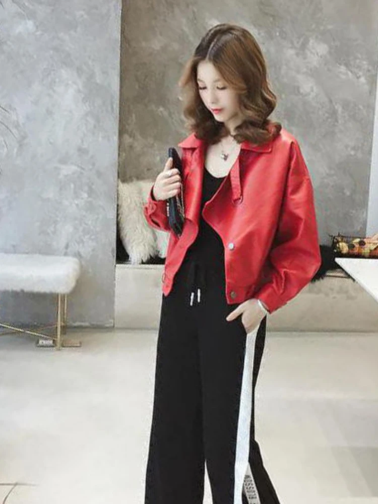2023 New Women's Wear Office Lady New PU Leather Clothes Women's Winter and Autumn Coat Women's Fashion Casual Jacket T402
2023 New Women's Wear Office Lady New PU Leather Clothes Women's Winter and Autumn Coat Women's Fashion Casual Jacket T402