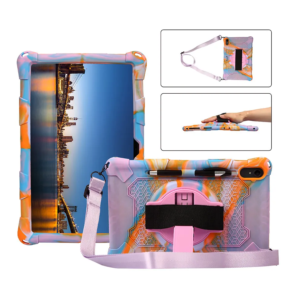 Lightweight Soft Silicone Case with 360 Rotatable Kickstand for Xiaomi Mipad 5 Kids Safe Cover Mipad 5 Pro Shockproof Case+Strap
Lightweight Soft Silicone Case with 360 Rotatable Kickstand for Xiaomi Mipad 5 Kids Safe Cover Mipad 5 Pro Shockproof Case+Strap